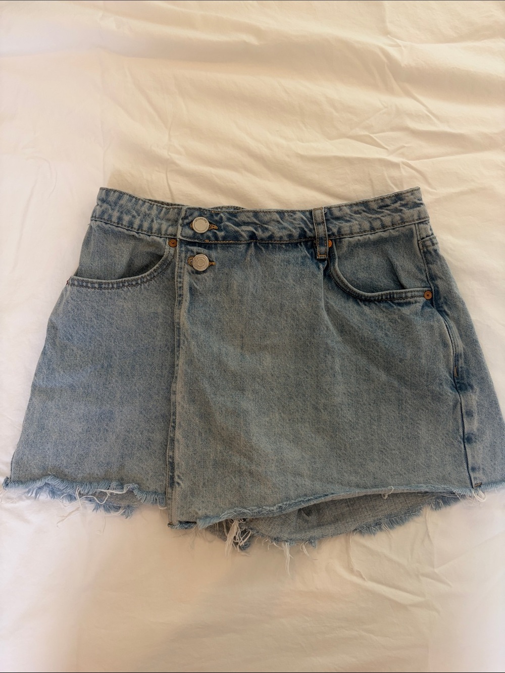BlankNYC Light Blue Denim Mini Skort